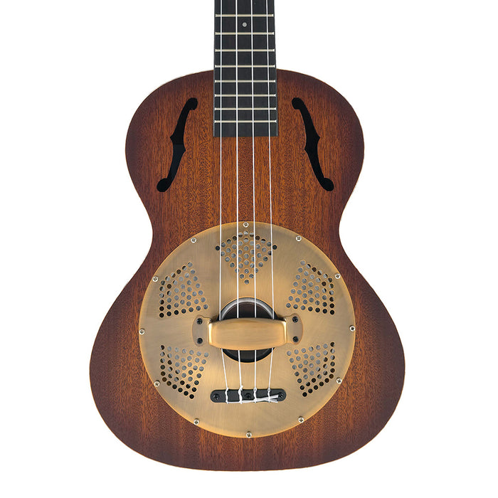 Kala Sunburst Brass Resonator Tenor Ukulele Resonator Messing