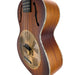 Kala Sunburst Brass Resonator Tenor Ukulele hinten links