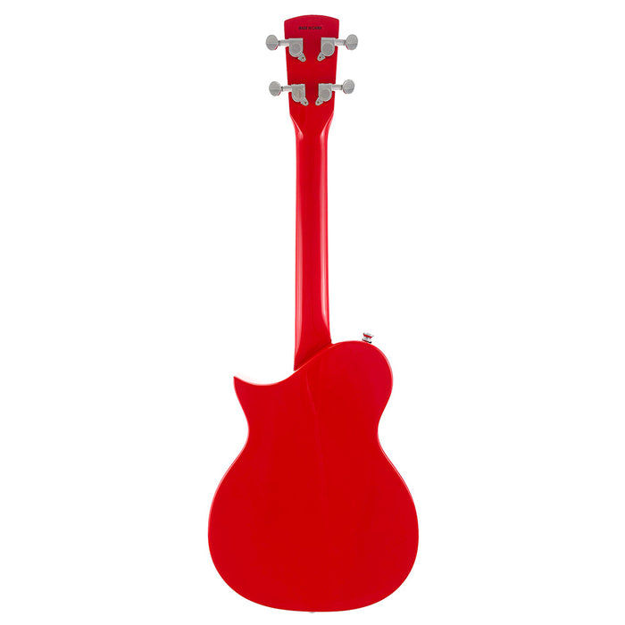 Kala Revelator Electric Owl Solid Body Tenor Ukulele Retro Red Rückseite