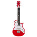 Kala Revelator Electric Owl Solid Body Tenor Ukulele Retro Red