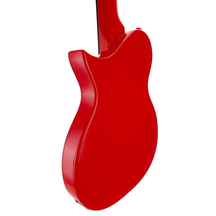 Kala Revelator Electric Owl Solid Body Tenor Ukulele Retro Red hinten links
