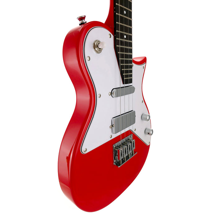 Kala Revelator Electric Owl Solid Body Tenor Ukulele Retro Red links