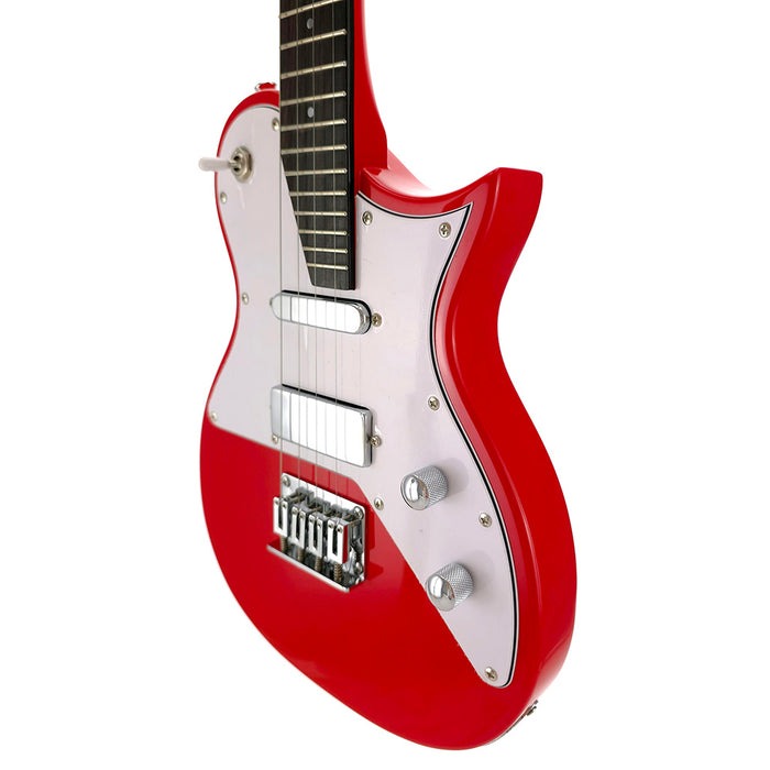 Kala Revelator Electric Owl Solid Body Tenor Ukulele Retro Red rechts