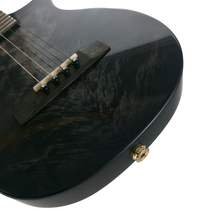 Kala Revelator Nautilus Horizon Black Night Mango Tenor Ukulele #9250907333
