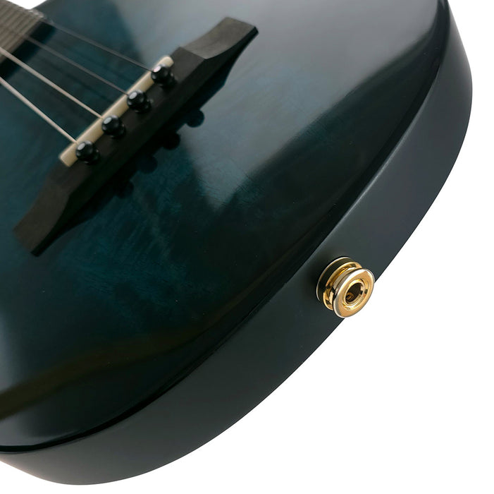 Kala Revelator Nautilus Horizon Blue Lagoon Mango Tenor Ukulele #925090760 Pickup