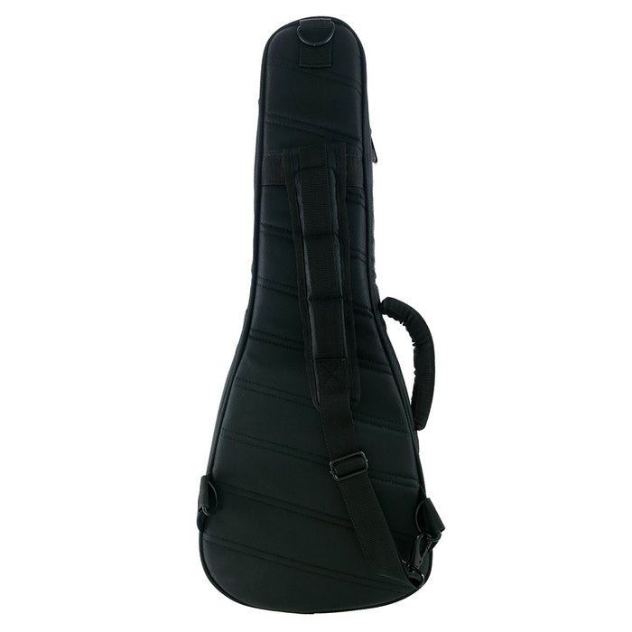 Rückseite der schwarzen Gigbag mit Tragegurt für die Kala Revelator Nautilus Horizon Tenor-Ukulele