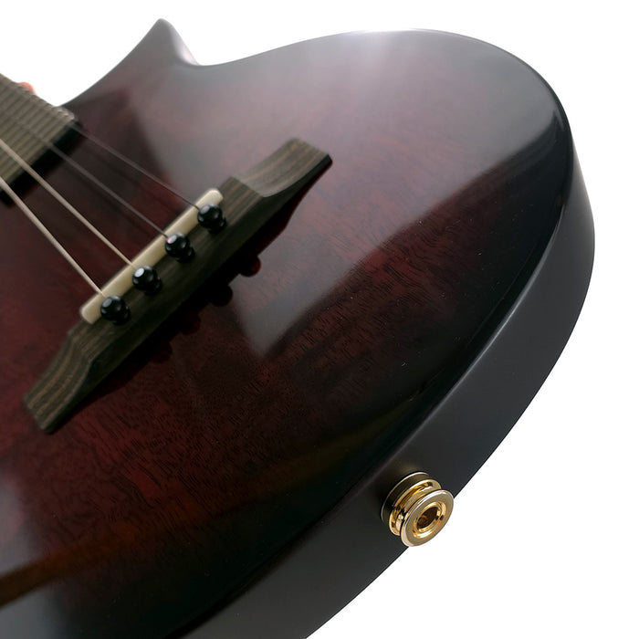 Kala Revelator Nautilus Horizon Red Glow Mango Tenor Ukulele #925090761