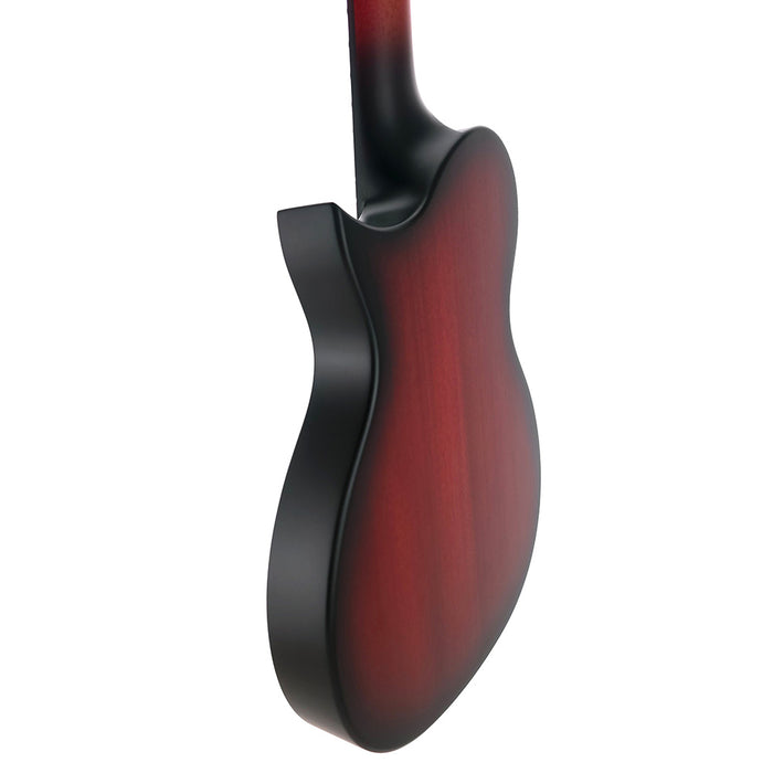 Kala Revelator Nautilus Horizon Red Glow Mango Tenor Ukulele #925090761