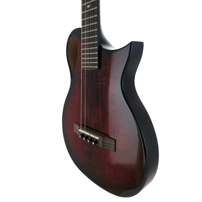 Kala Revelator Nautilus Horizon Red Glow Mango Tenor Ukulele #925090761