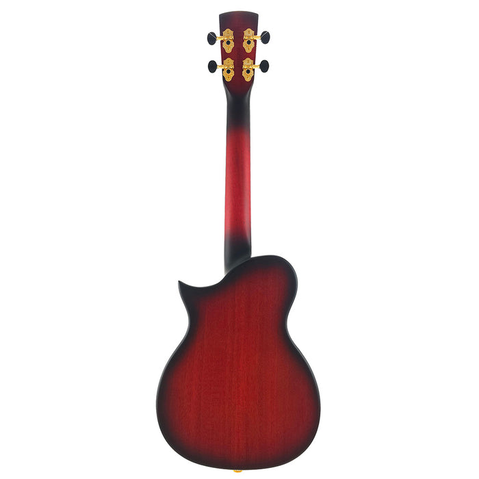 Kala Revelator Nautilus Horizon Red Glow Mango Tenor Ukulele #926051037 Rückseite