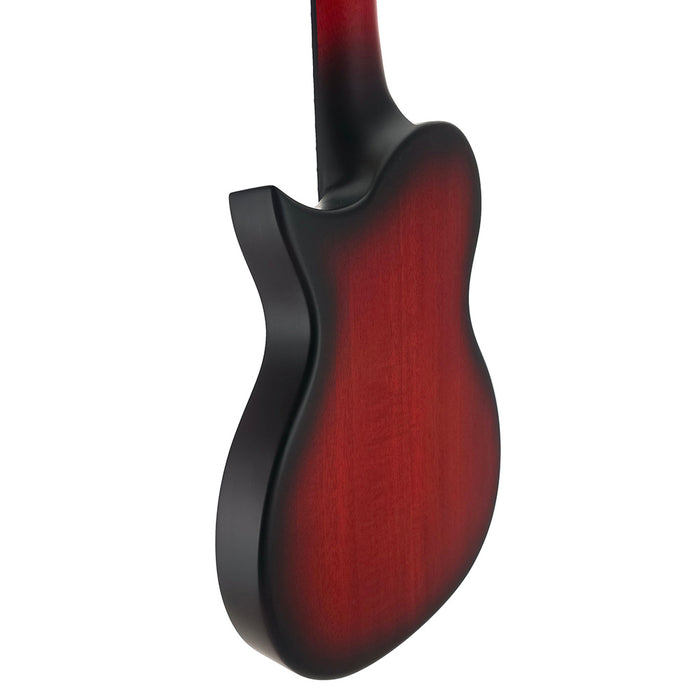 Kala Revelator Nautilus Horizon Red Glow Mango Tenor Ukulele #926051037 hinten links