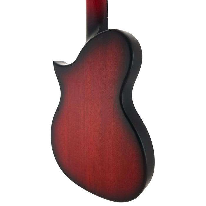 Kala Revelator Nautilus Horizon Red Glow Mango Tenor Ukulele #926051037 hinten rechts