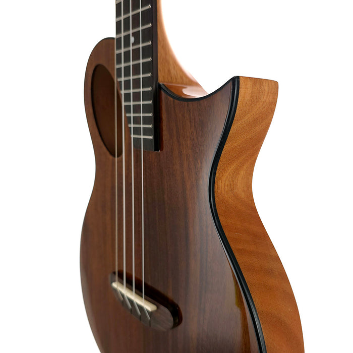 Kala Revelator Night Owl Acacia Tenor Ukulele #A25010014 Cutaway