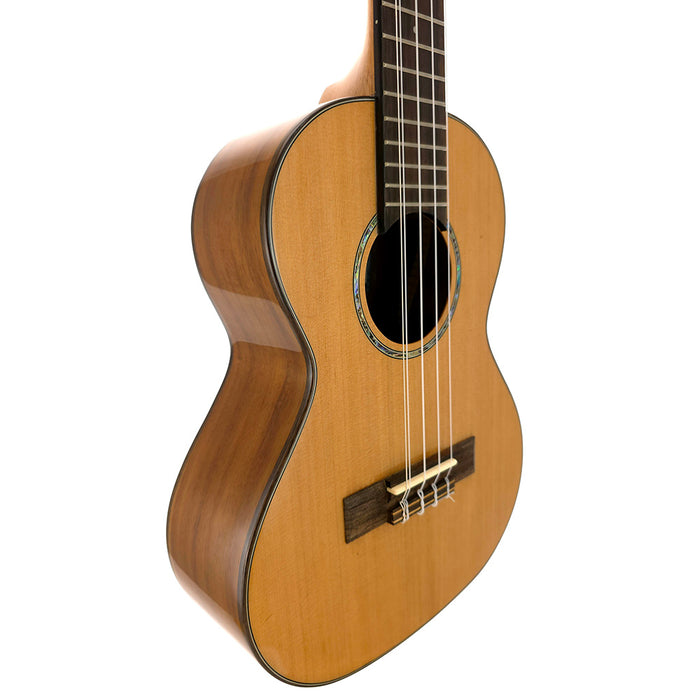 Fünfsaitige Kala Tenor Ukulele KA-SCAC-T5 aus Massiver Zeder und Akazie 