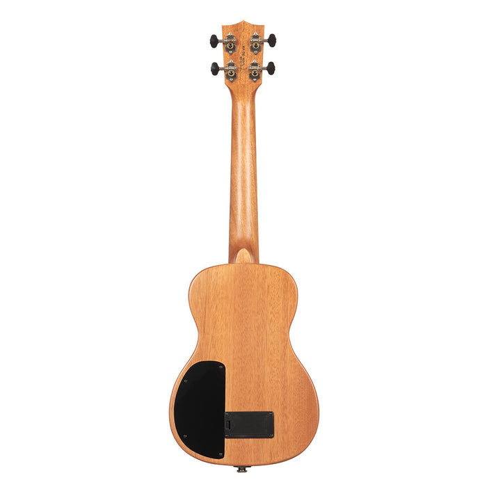 Solid Body Electric Acacia Tenor Ukulele Rückseite
