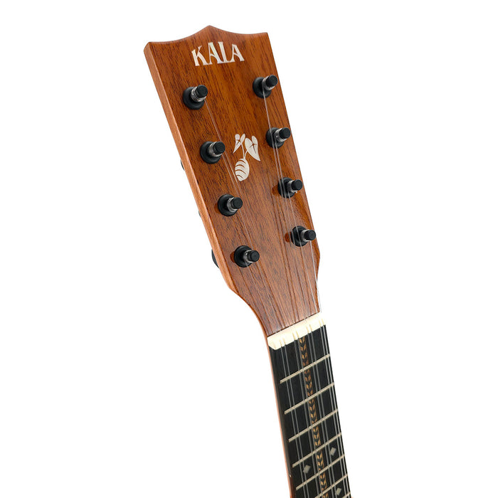 Kala All Solid Mahogany Taro Patch Concert Ukulele Kopfplatte seitlich