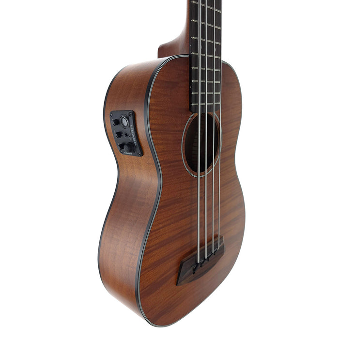 Kala U-Bass Exotic Mahogany Fretted mit Flatwound-Saiten