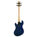 Kala U-BASS Solid Body 4-String Sapphire Blue - Fretted Rückseite