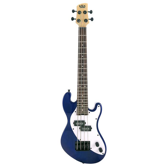 Kala U-BASS Solid Body 4-String Sapphire Blue - Fretted