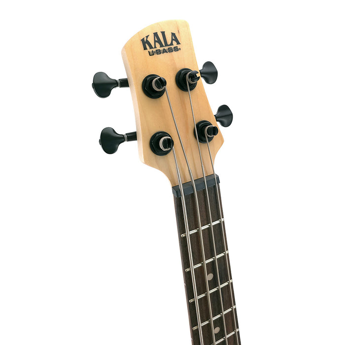 Kala U-BASS Solid Body 4-String Sapphire Blue - Fretted Kopfplatte
