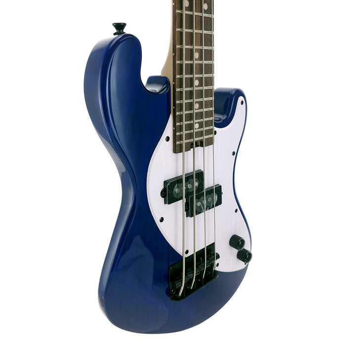 Kala U-BASS Solid Body 4-String Sapphire Blue - Fretted links