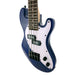 Kala U-BASS Solid Body 4-String Sapphire Blue - Fretted rechts