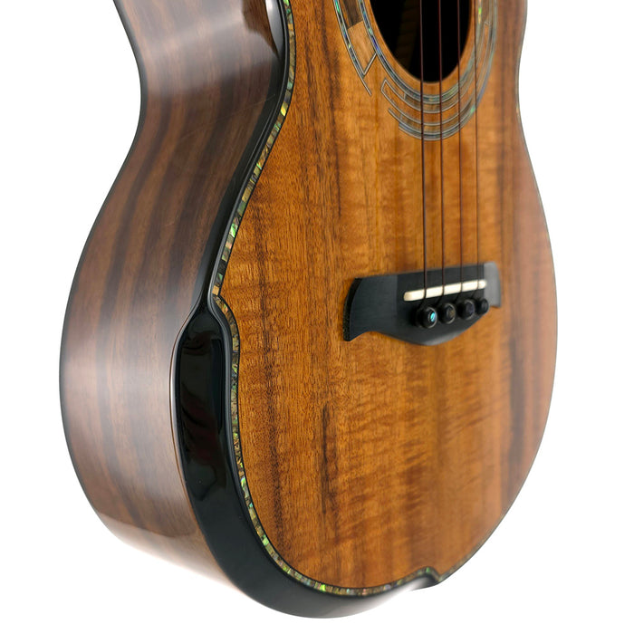 Kala Umbra Acacia Black Walnut Tenor Ukulele #126010041 Armrest