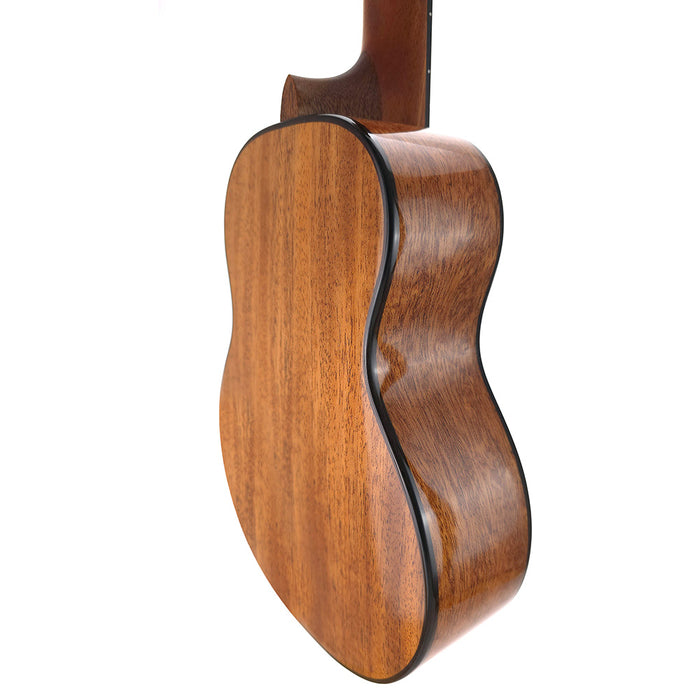 Kala x Uke Supply Solid Top Mahagoni Gloss Konzert Ukulele hinten rechts
