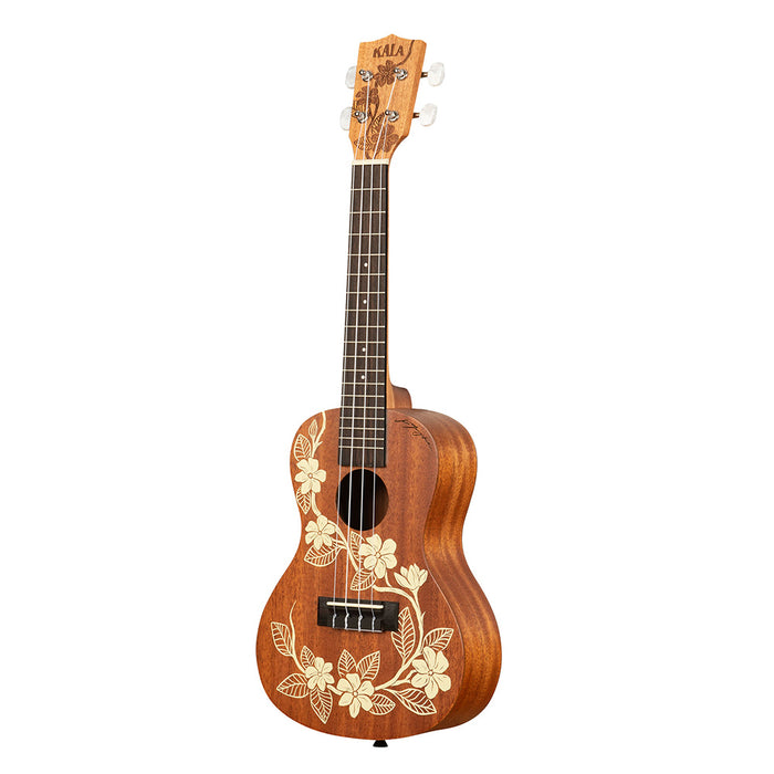 Kala Voyage Series Gardenia Konzert Ukulele seitlich links