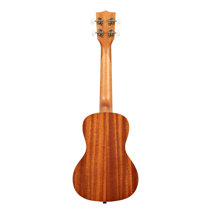 Kala Voyage Series Hibiscus Konzert Ukulele back
