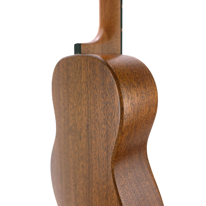 Kala All Solid Mahogany Waterfall Bariton Ukulele Halsansatz