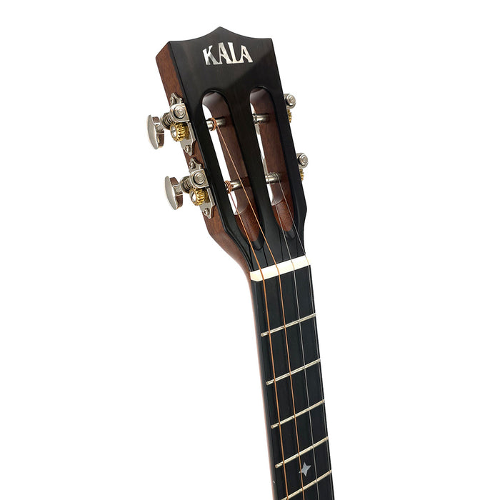 Kala Waypoint All Solid Mango Steel String Grand Bariton Ukulele #B26040030 Kopfplatte