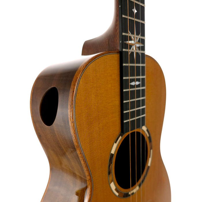 Kala Waypoint All Solid Mango Steel String Grand Bariton Ukulele #B26040030 Schallloch