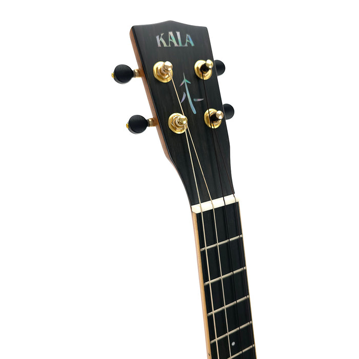 Kala Westcoast Woods Walnut Bariton Ukulele #260909 Kopfplatte