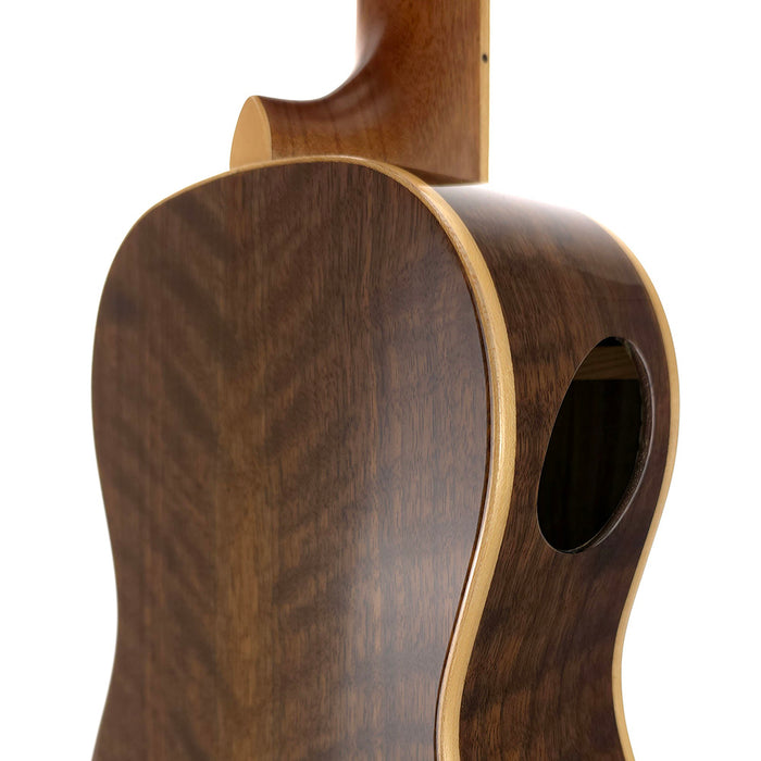 Kala Westcoast Woods Walnut Bariton Ukulele #260909 Soundhole