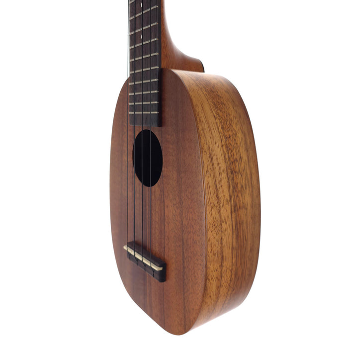 Kamaka HP-1 L Pineapple Ukulele mit Longneck Seitenansicht