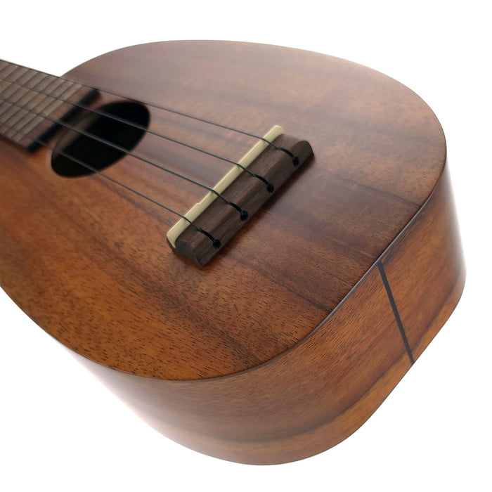 Kamaka Standard Longneck Pineapple Ukulele HP-1L #240807 Steg