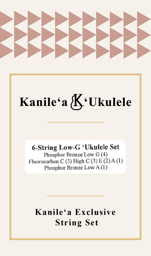 Kanile'a X Worth Ukulele String Set 6-String Low G