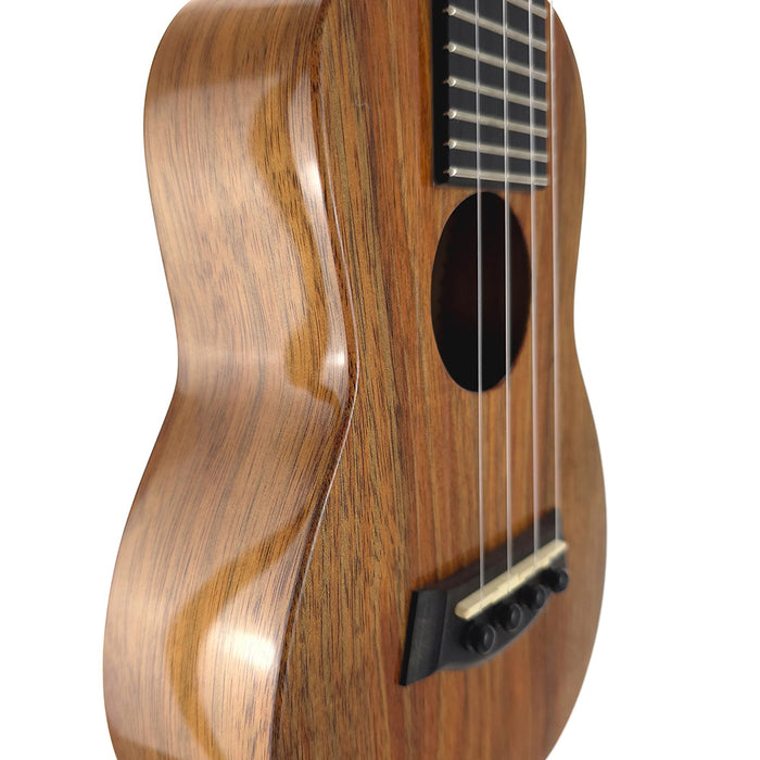 Seitliche Ansicht der Kanile'a K 1 Sopran Ukulele