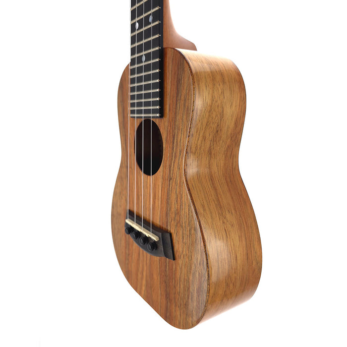 Seitliche Ansicht der Kanile'a K 1 Sopran Ukulele