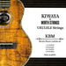 Kiwaya x Worth Strings Ukulele String Set Brown Fluorocarbon (KBM)