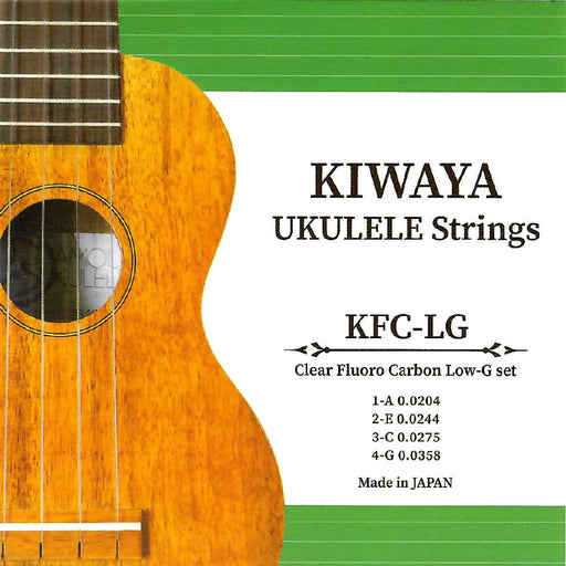 Kiwaya Ukulele Low-G String Set Clear Fluorocarbon (KFC-LG)
