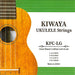 Kiwaya Ukulele Low-G String Set Clear Fluorocarbon (KFC-LG)