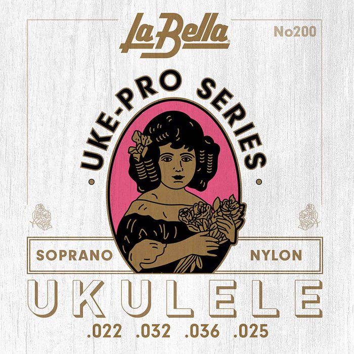 La Bella 200 Ukulele String Set Pro-Series Sopran