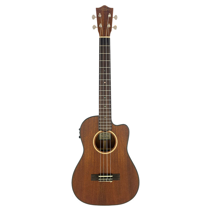 Lanikai All Solid Mahogany Baritone Ukulele mit Tonabnehmer (MAS-CEB)