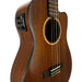 Lanikai All Solid Mahogany Baritone Ukulele mit Tonabnehmer (MAS-CEB) EQ