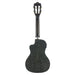 Lanikai Black Quilted Maple Konzert Ukulele mit Tonabnehmer (QMBK-CEC) Rückseite