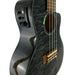 Lanikai Black Quilted Maple Konzert Ukulele mit Tonabnehmer (QMBK-CEC) EQ