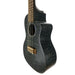 Lanikai Black Quilted Maple Konzert Ukulele mit Tonabnehmer (QMBK-CEC) rechts
