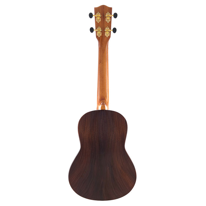 Millar CD-240W Massive Zeder/Palisander Konzert Ukulele (#0608219) Rückseite